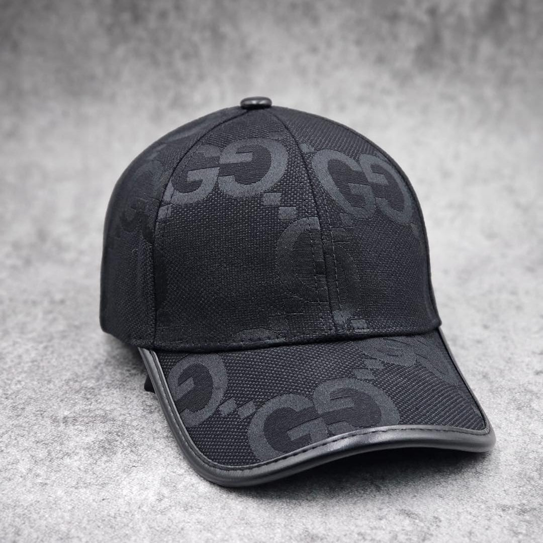 Gucci GG Monogram Cap – Sleek Black Edition