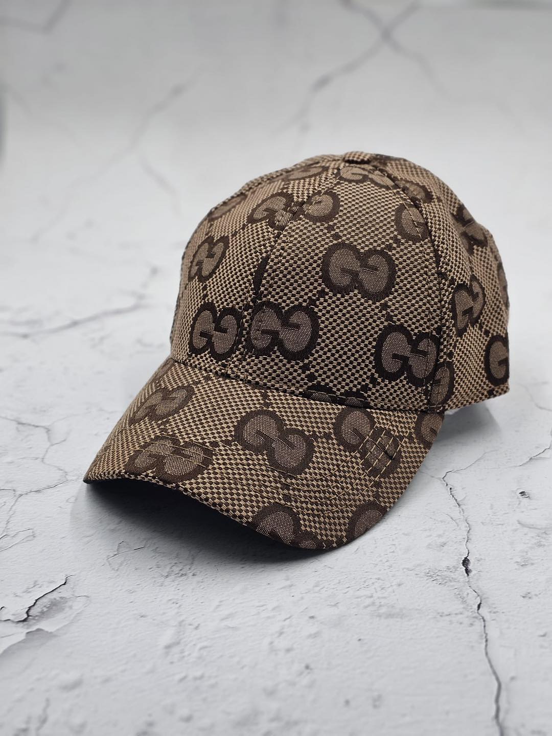 Gucci GG Monogram Cap – Classic Beige Edition